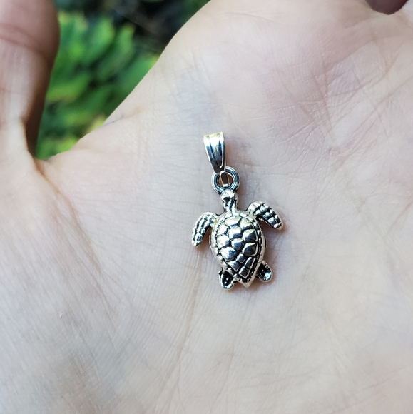 New Silver Turtle Charm - Picture 5 of 10